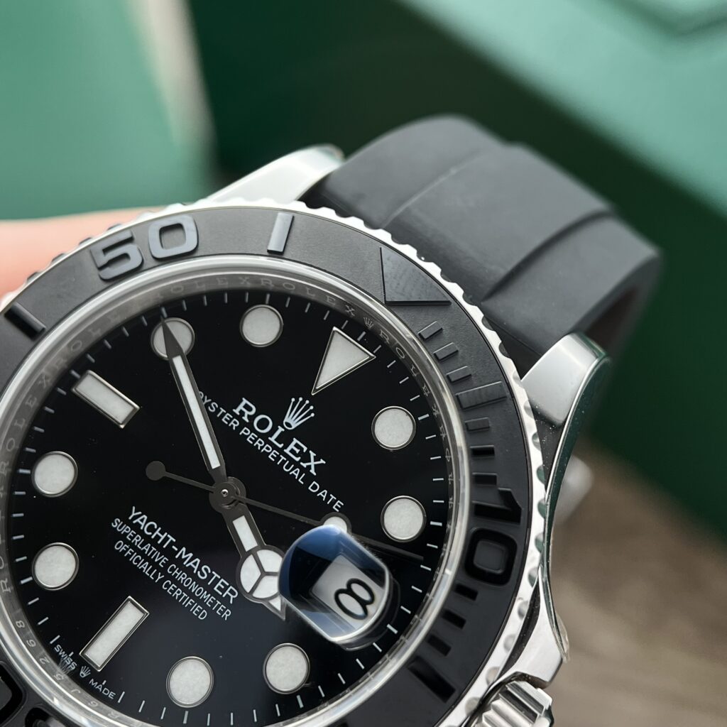 Đồng Hồ Rolex Yacht-Master Super Fake 11 Màu Đen EW Factory 40mm (2)
