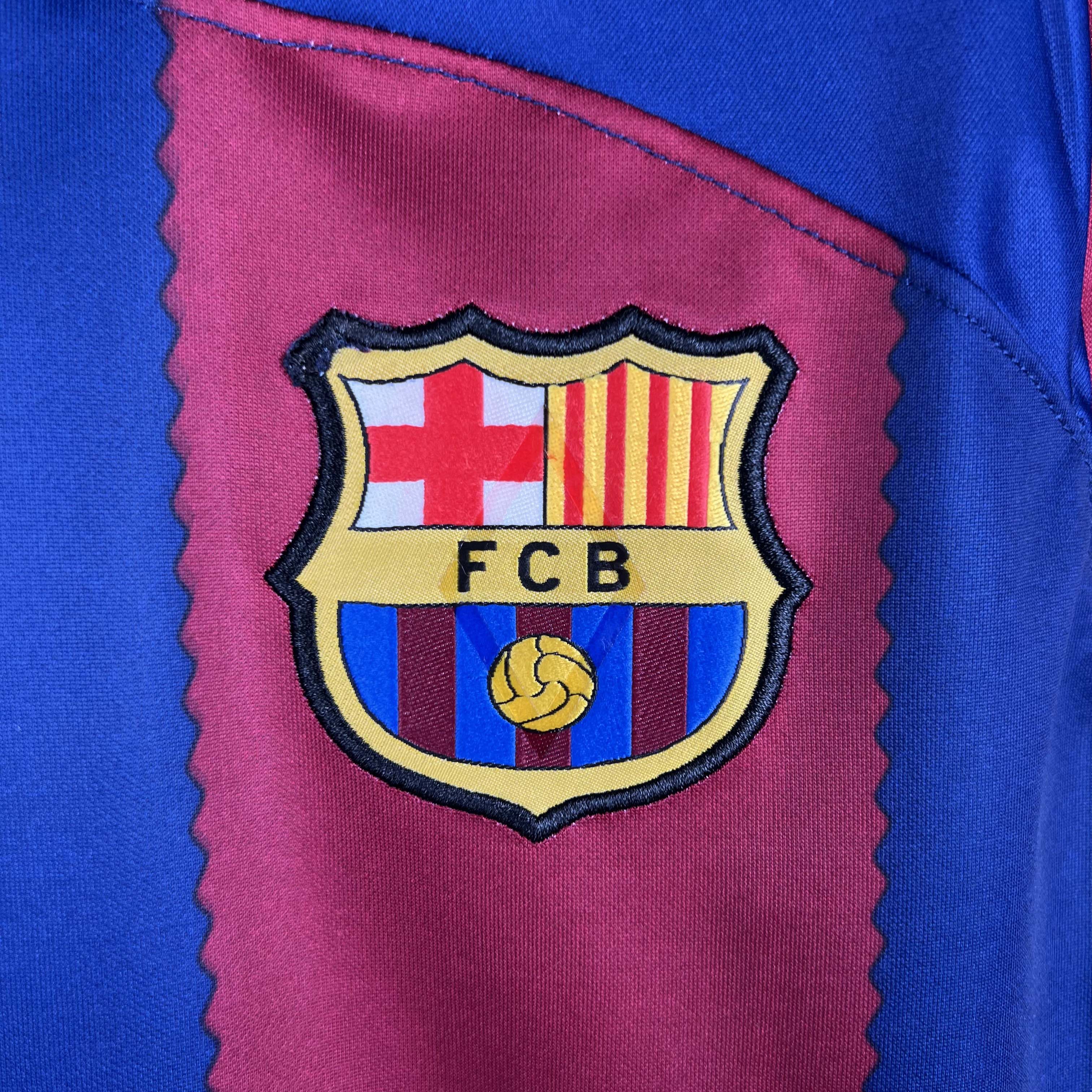 2023/2024 Long Sleeve Barcelona Home 1:1 Thai Quality:football jersey mysite: unitedjerseyfootball 邓江浪:football