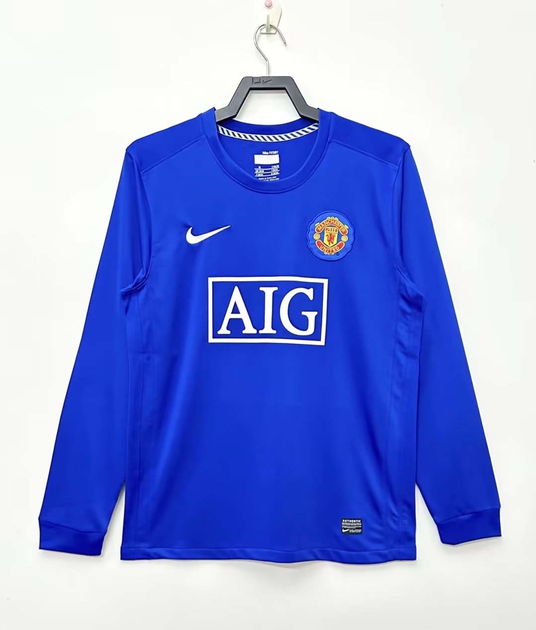 2007/2008 Retro Long Sleeve Manchester United Away Football Shirt 1:1 Thai Quality:football jersey mysite: unitedjerseyfootball 邓江浪:football