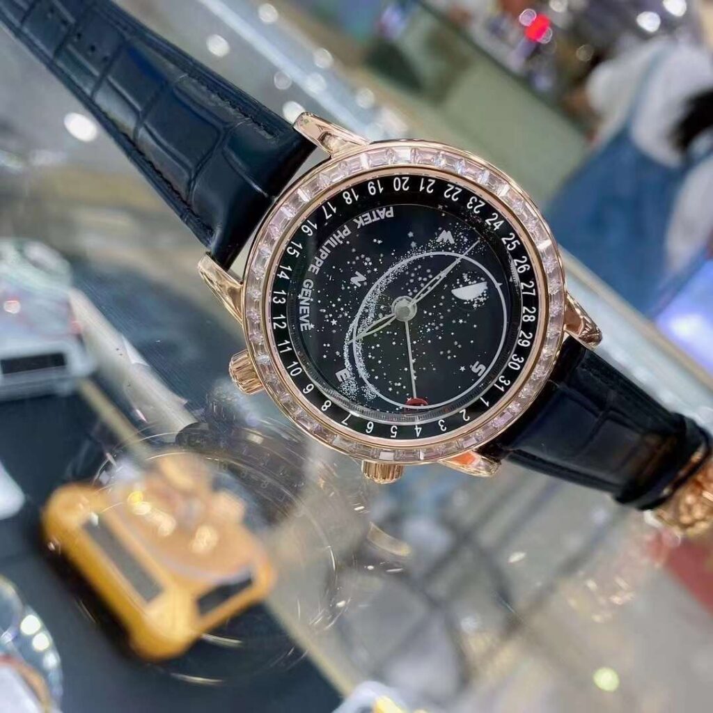 Đồng Hồ Patek Philippe Sky Moon Celestial 6104R Replica 11 40mm