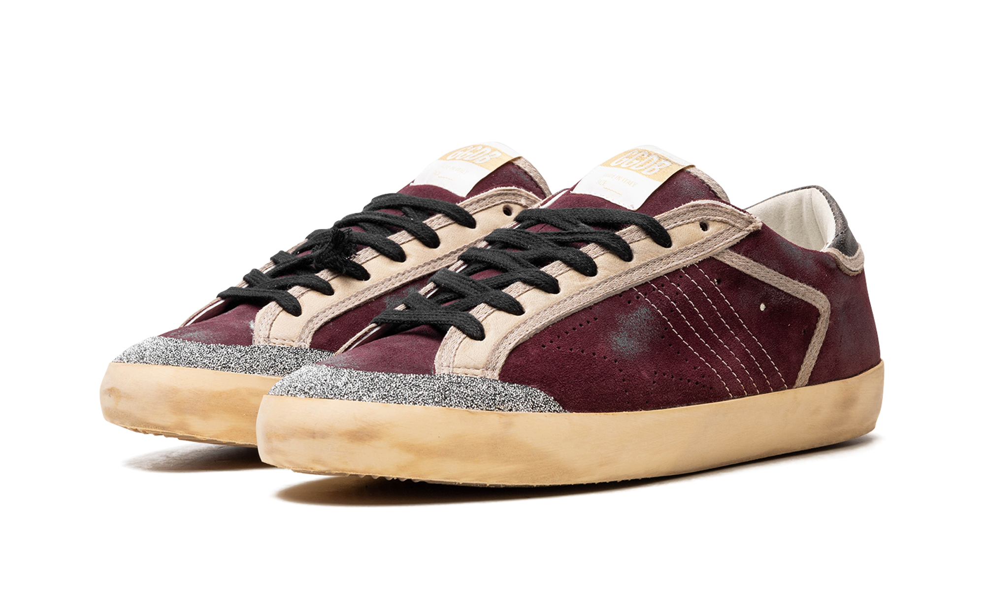 SUPER-STAR PENSTAR SUEDE UPPER CRYSTAL PENSTAR SKATE STAR VINTAGE LEATHER HEEL SIGNATURE FOXING "WINE RED BLACK"、mysite、Cacoeks