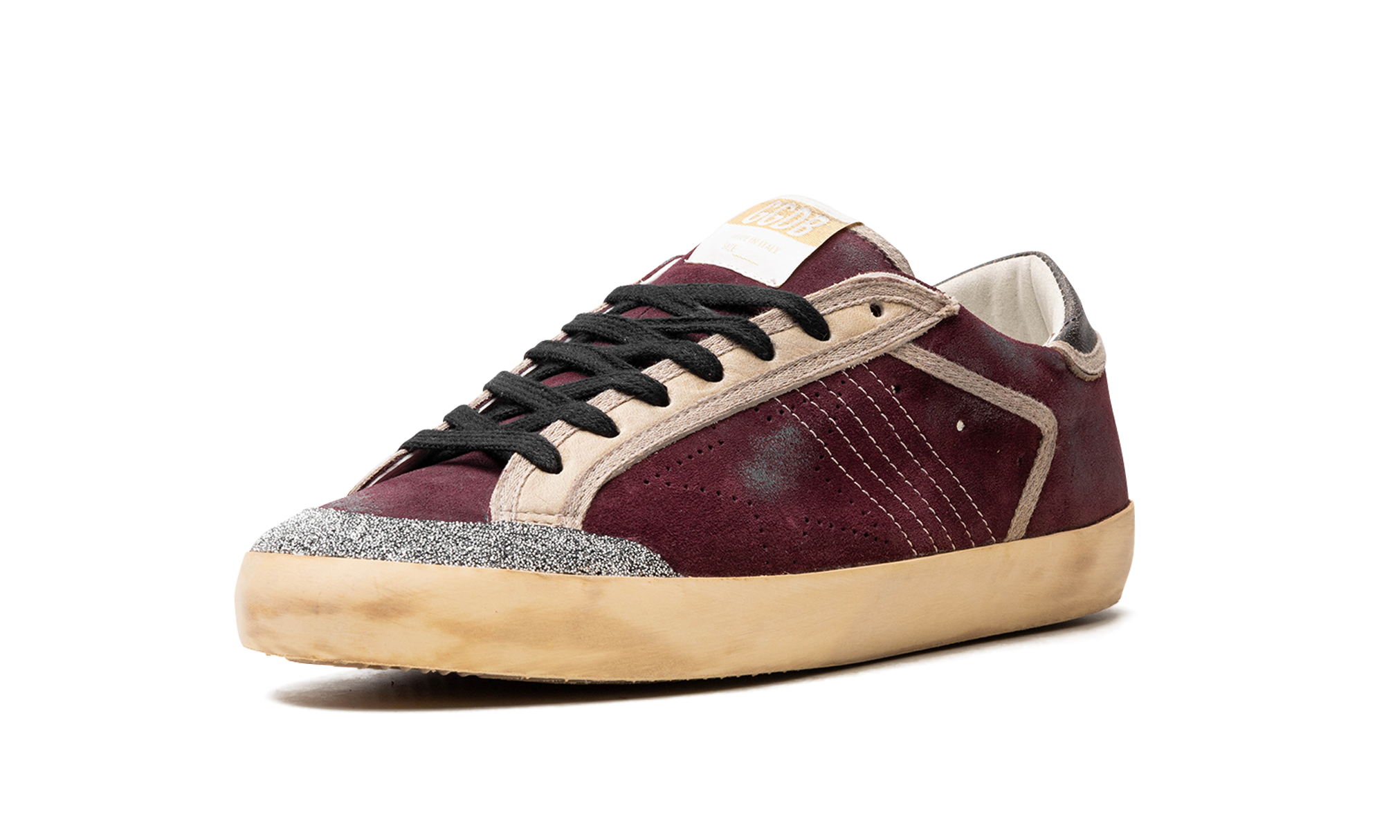 SUPER-STAR PENSTAR SUEDE UPPER CRYSTAL PENSTAR SKATE STAR VINTAGE LEATHER HEEL SIGNATURE FOXING "WINE RED BLACK"、mysite、Cacoeks