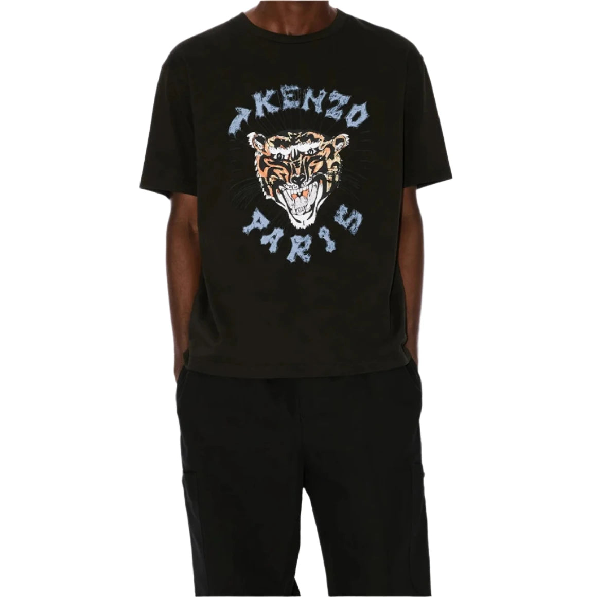 Kenzo Drawn Varsity Oversized T-Shirt Black、mysite、Cacoeks