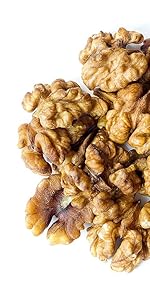 Raw California walnuts by food to live