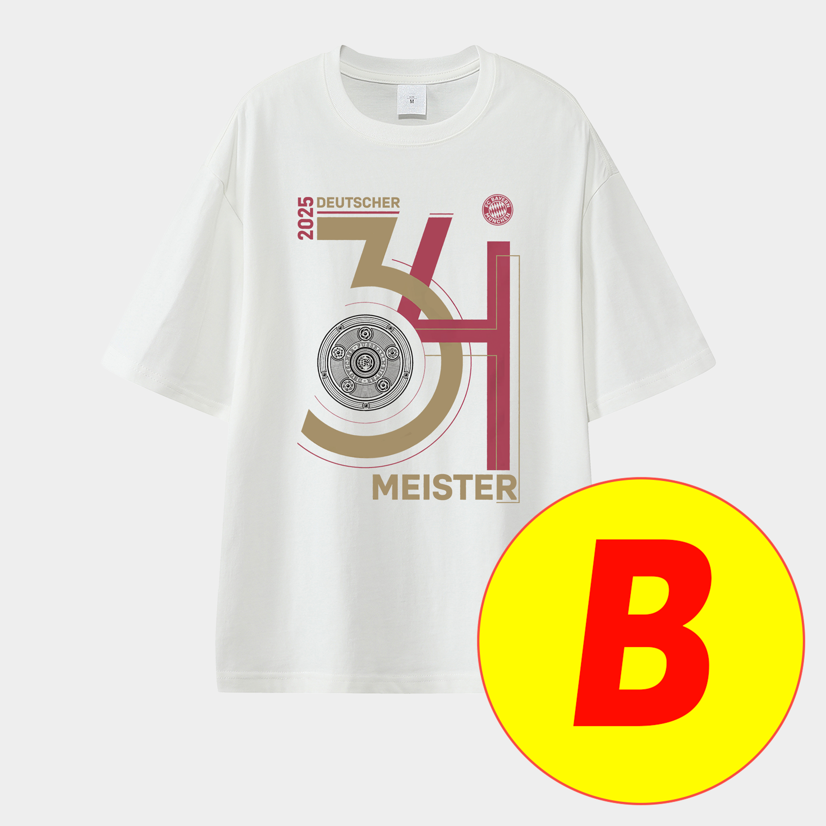 SIUjerseys-Bayern Munich Bundesliga Champions Deutscher Meister 2025 Unisex Pure Cotton T-shirt