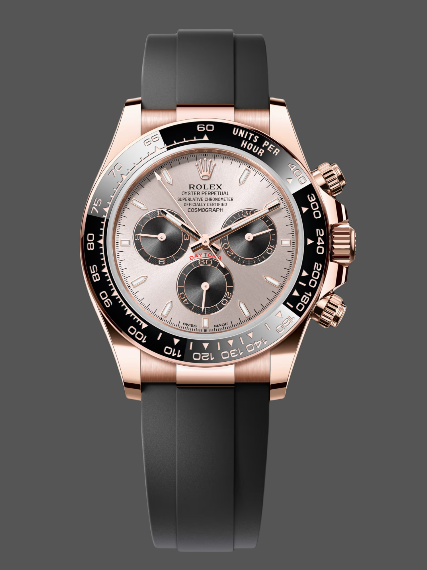 Rolex Daytona 126515LN 0006 Sundust 40mm Everose Gold Oysterflex 2025-fasswatch