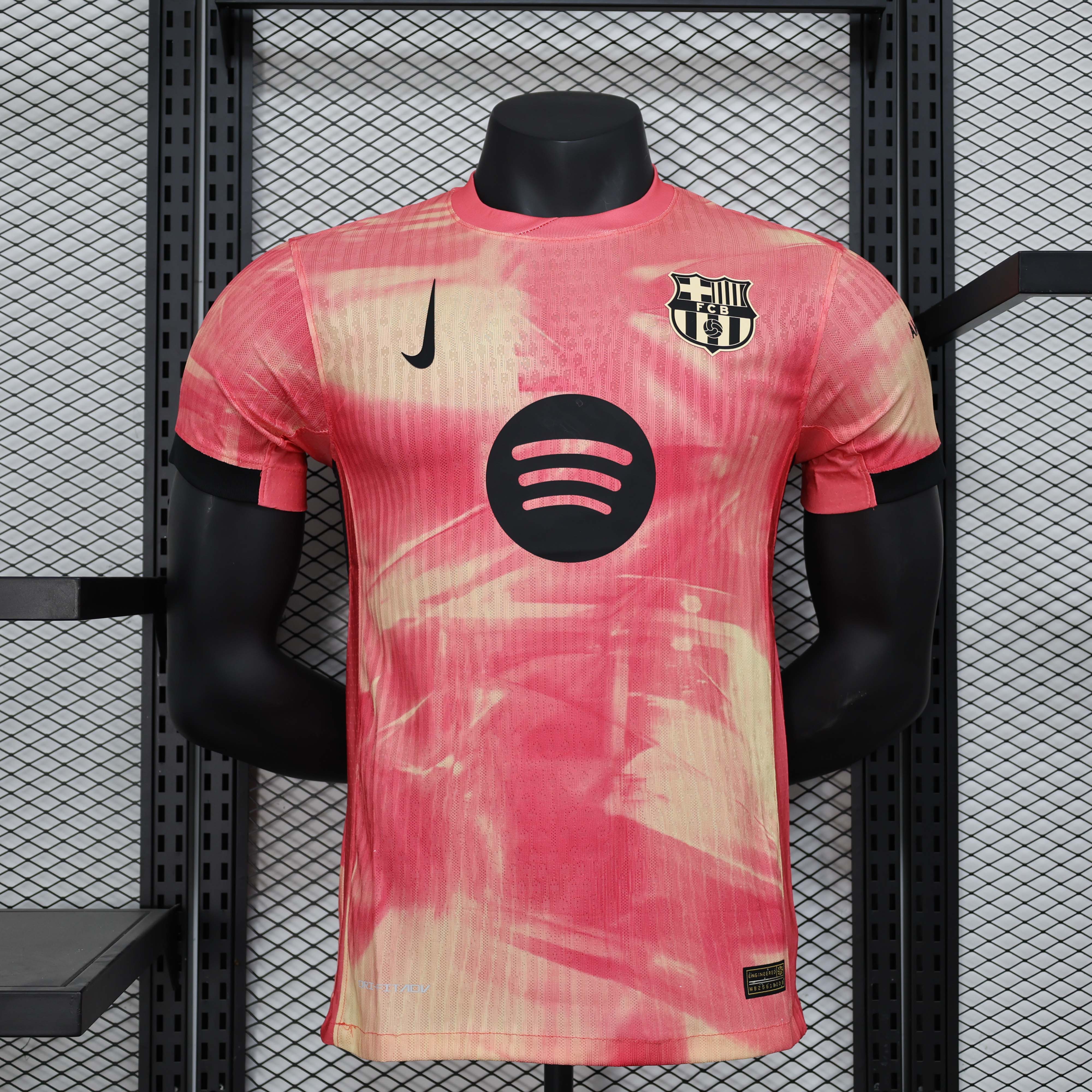 2024/2025 Player Version Barcelona Special Edition Pink Football Shirt 1:1 Thai Quality:football jersey mysite: unitedjerseyfootball 邓江浪:football
