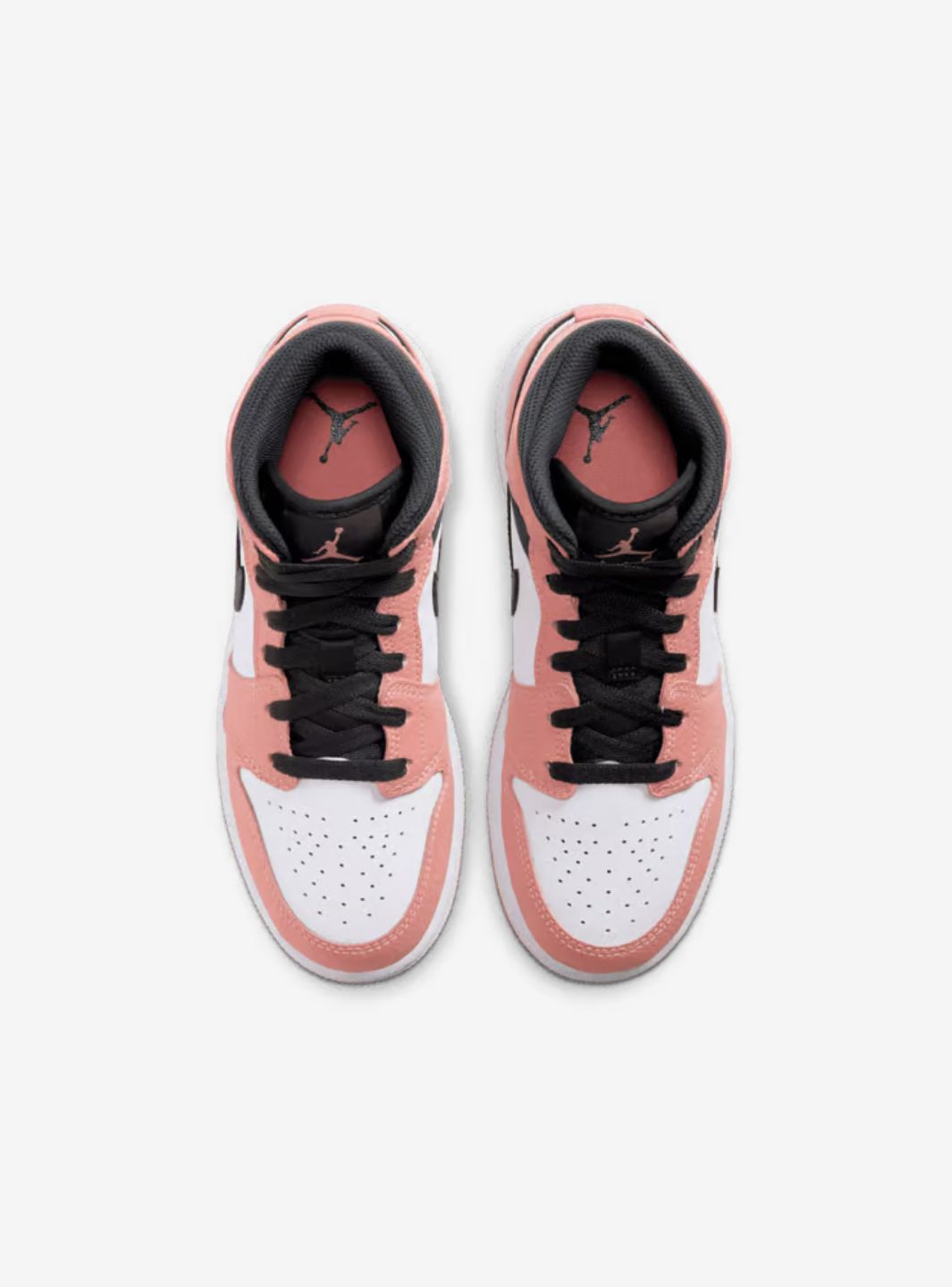 Air Jordan 1 Mid Pink Quartz、JORDAN、Cacoeks