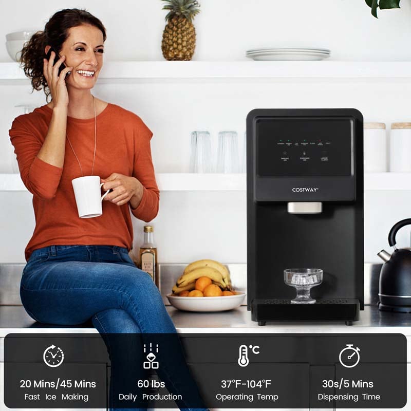 Eletriclife Self Dispensing Countertop Nugget Ice Maker