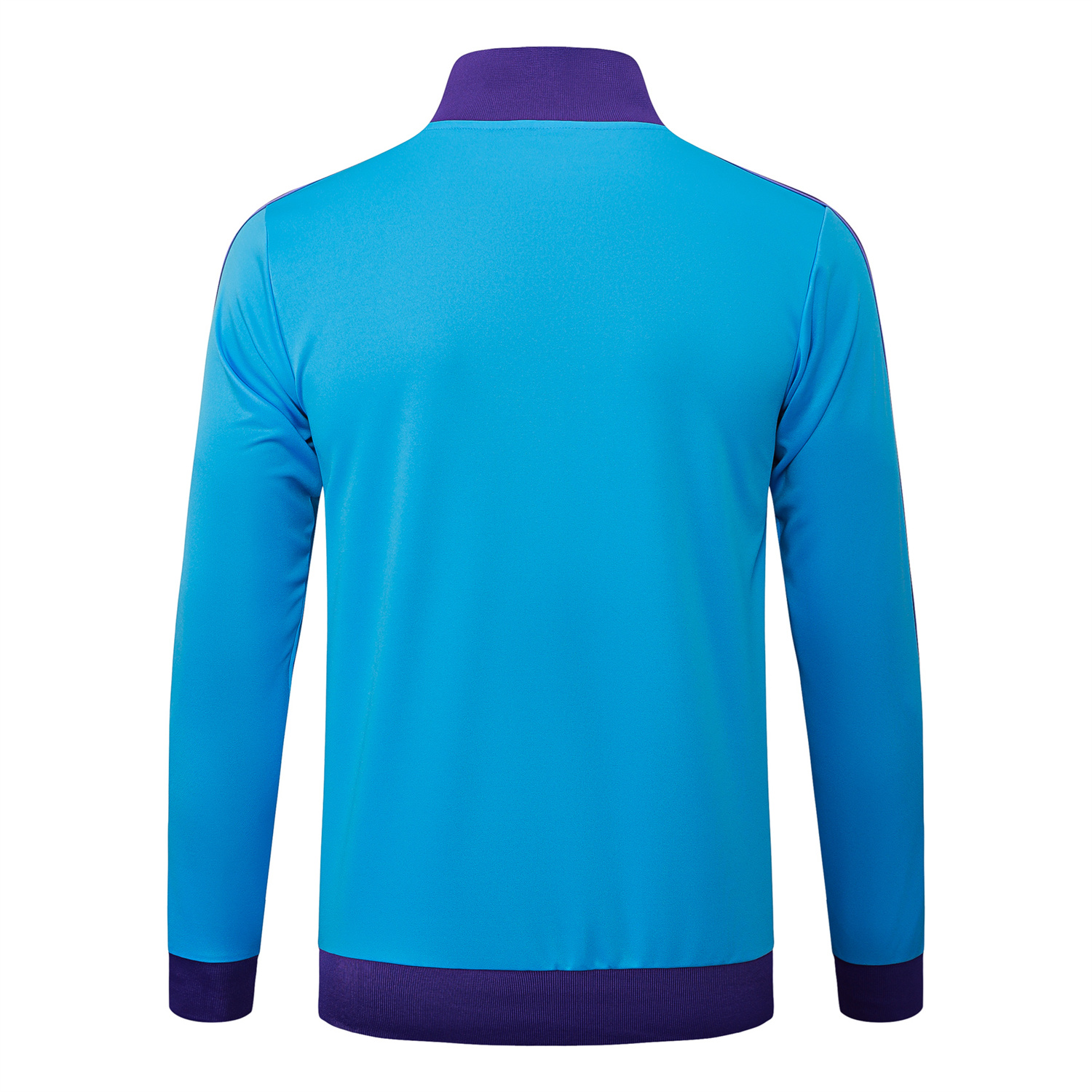 UltraTrikot-Real Madrid 25-26 Throwback Trefoil Jacket Training Tracksuit - Blue Jackets & Purple Pants