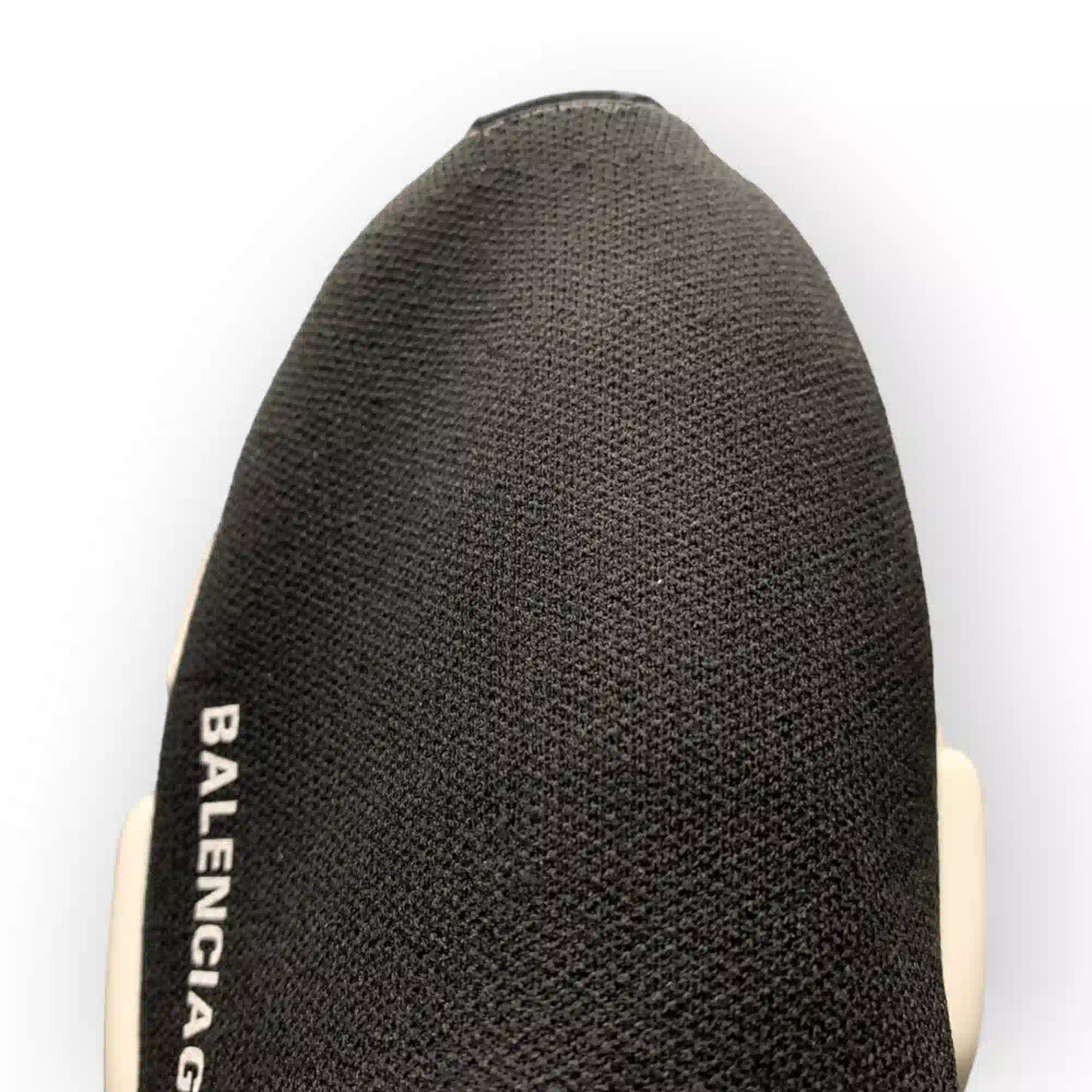 Balenciaga Speed Claer Sole Trainer in Black White、mysite、Cacoeks