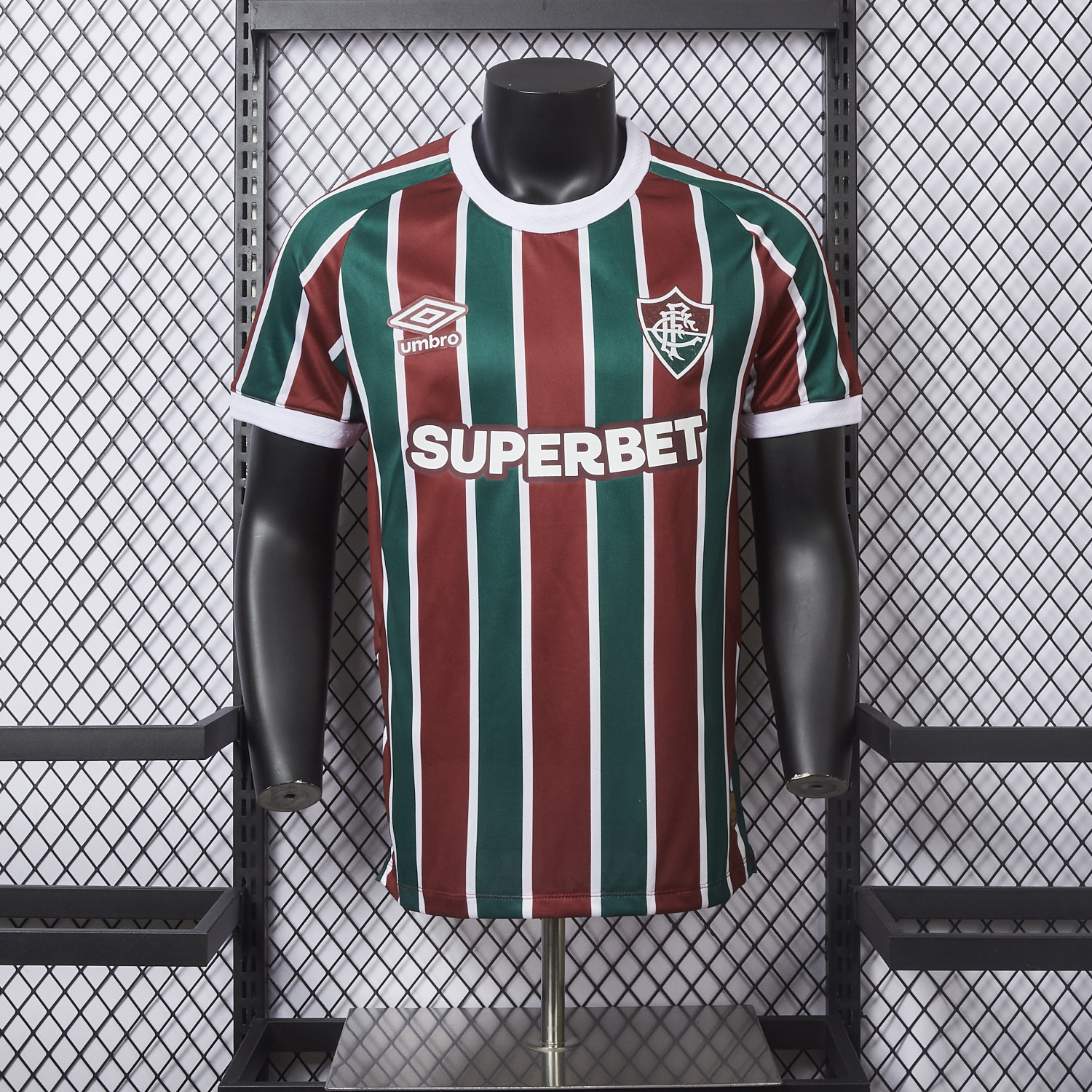UltraTrikot-Fluminense 25-26 Home Jersey With Chest Sponsor - Player Version