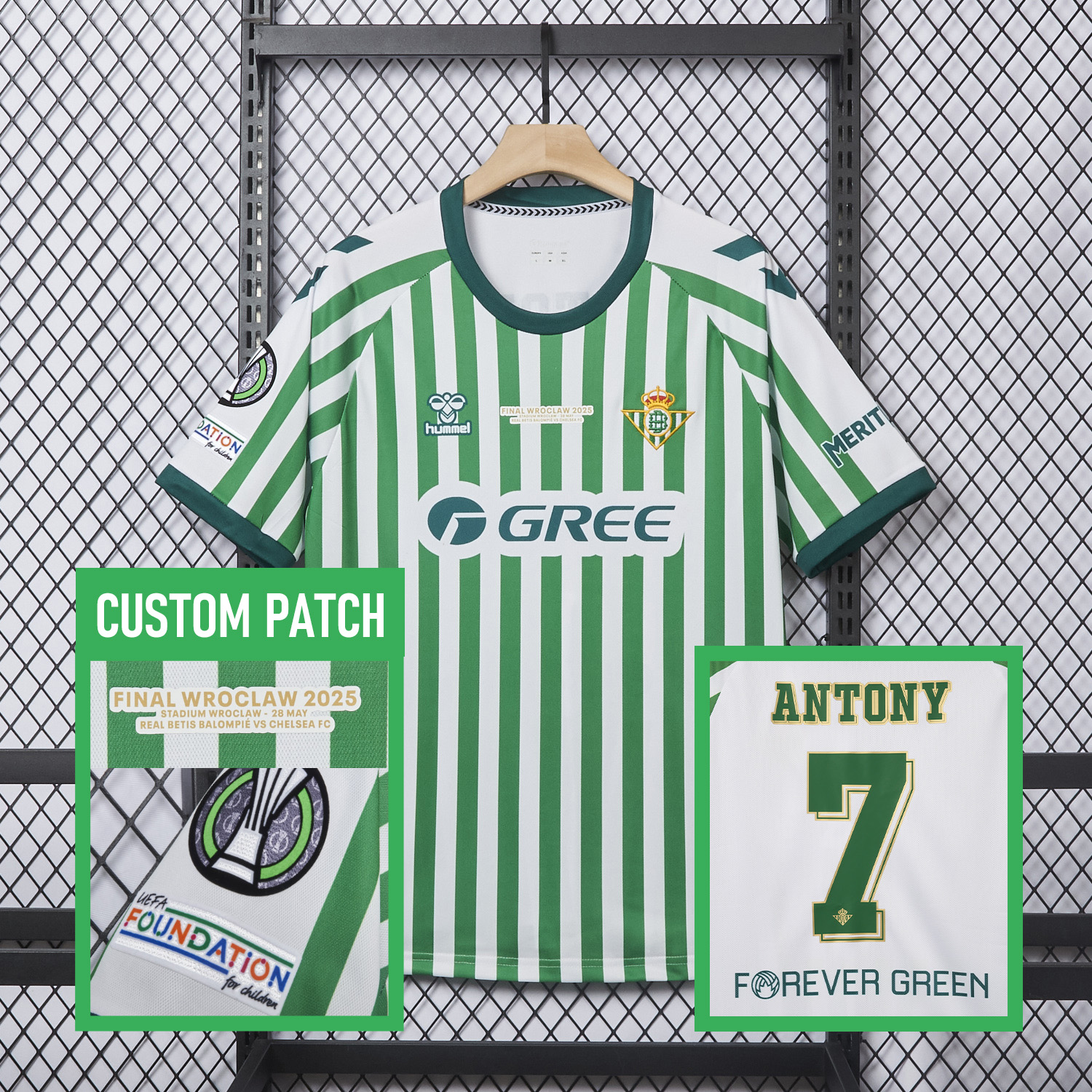 foot-Real Betis 2025 Conference League Final Special Jersey - Fans Version
