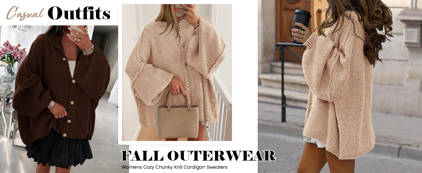 Women&amp;#39;s Winter Button Down Cardigan Sweaters