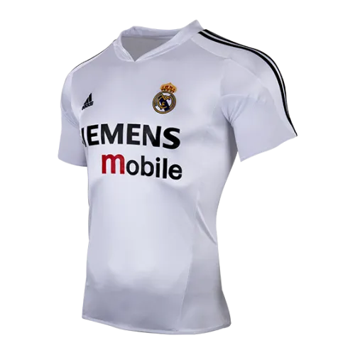 04-05 Real Madrid home soccer jersey-Retro version: Ajax 24-25 Home Stadium Jersey - Fans Version mysite: Adidas luxuryfootballshirts.com: https://www.luxuryfootballshirts.com/