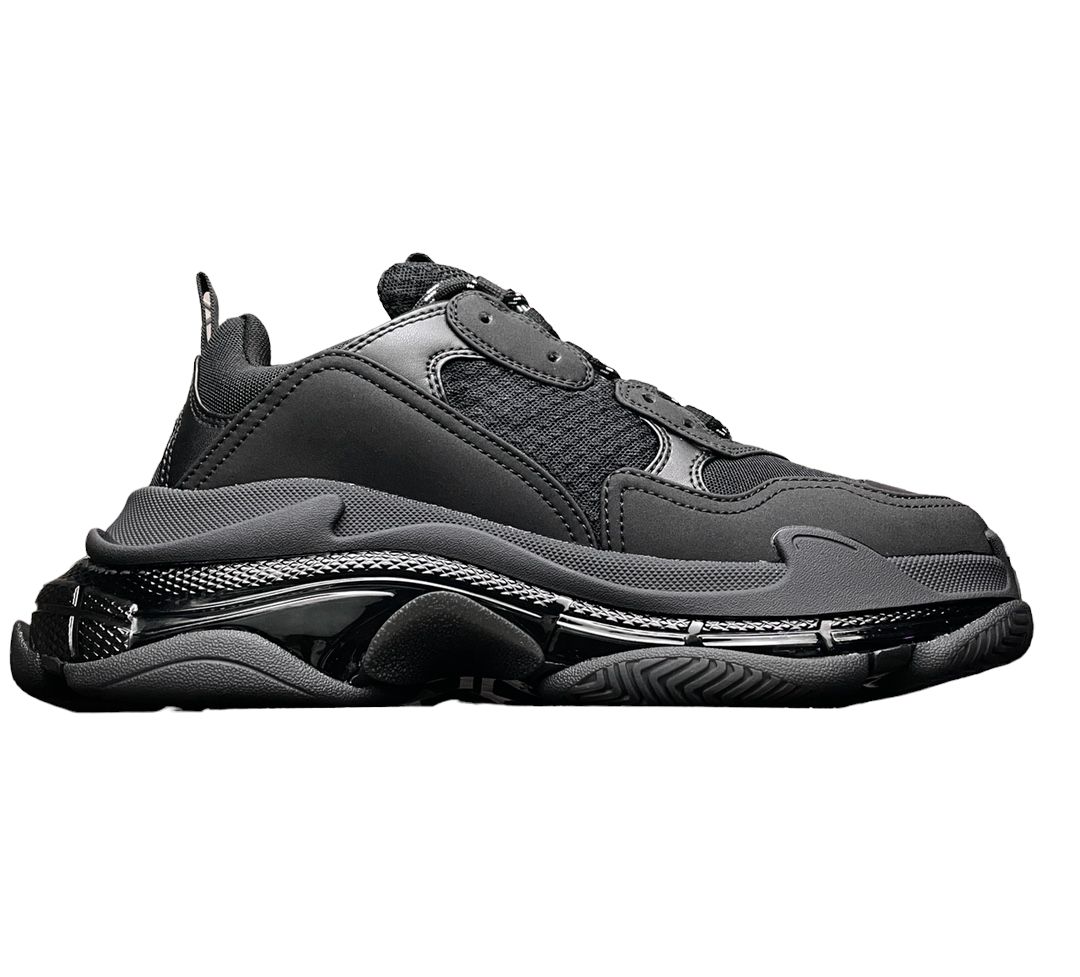 Balenciaga Triple S Clear Sole Sneaker In Black、mysite、Cacoeks