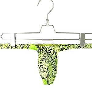 Mens G-String Thong Snake leopard Print Briefs