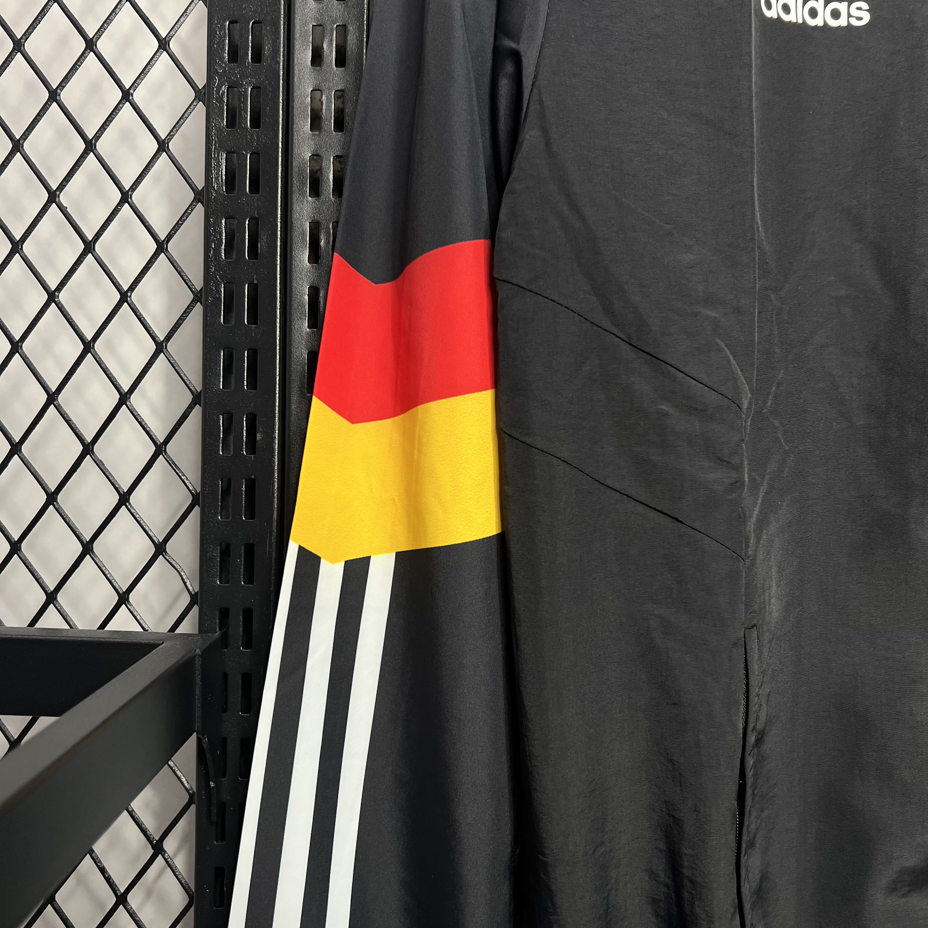 ManixJersey.com | Germany 2024 Black Windbreaker - Player Version -Customize Name, Number and Patch | Worldwide Shipping