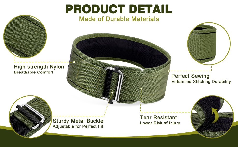 Turakun Weight Lifting Belt and Lifting Straps