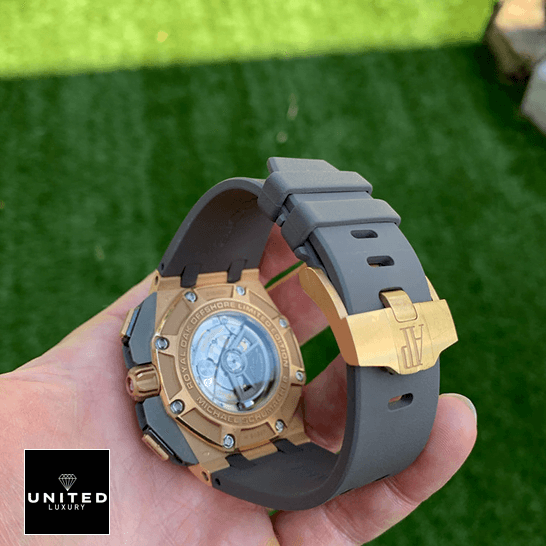 AP Micheal Schumacher Replica audemars piguet royal oak offshore 26568OM.OO .A004CA.01 replica back