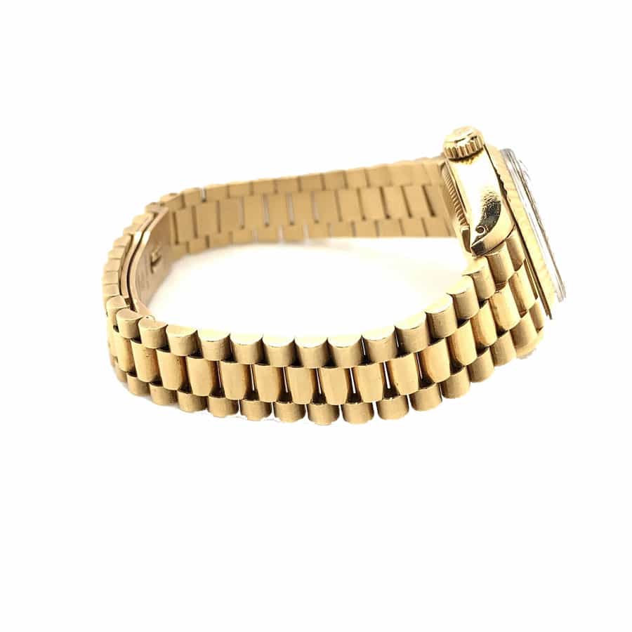 rolex datejust 279138rbr yellow gold daimond automatic mother pearl dial jubilee replica