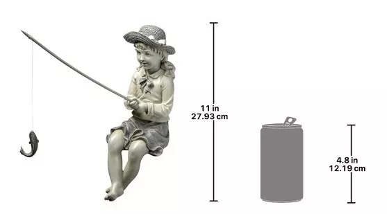 Nellie's Big Catch Fisherwoman Statue