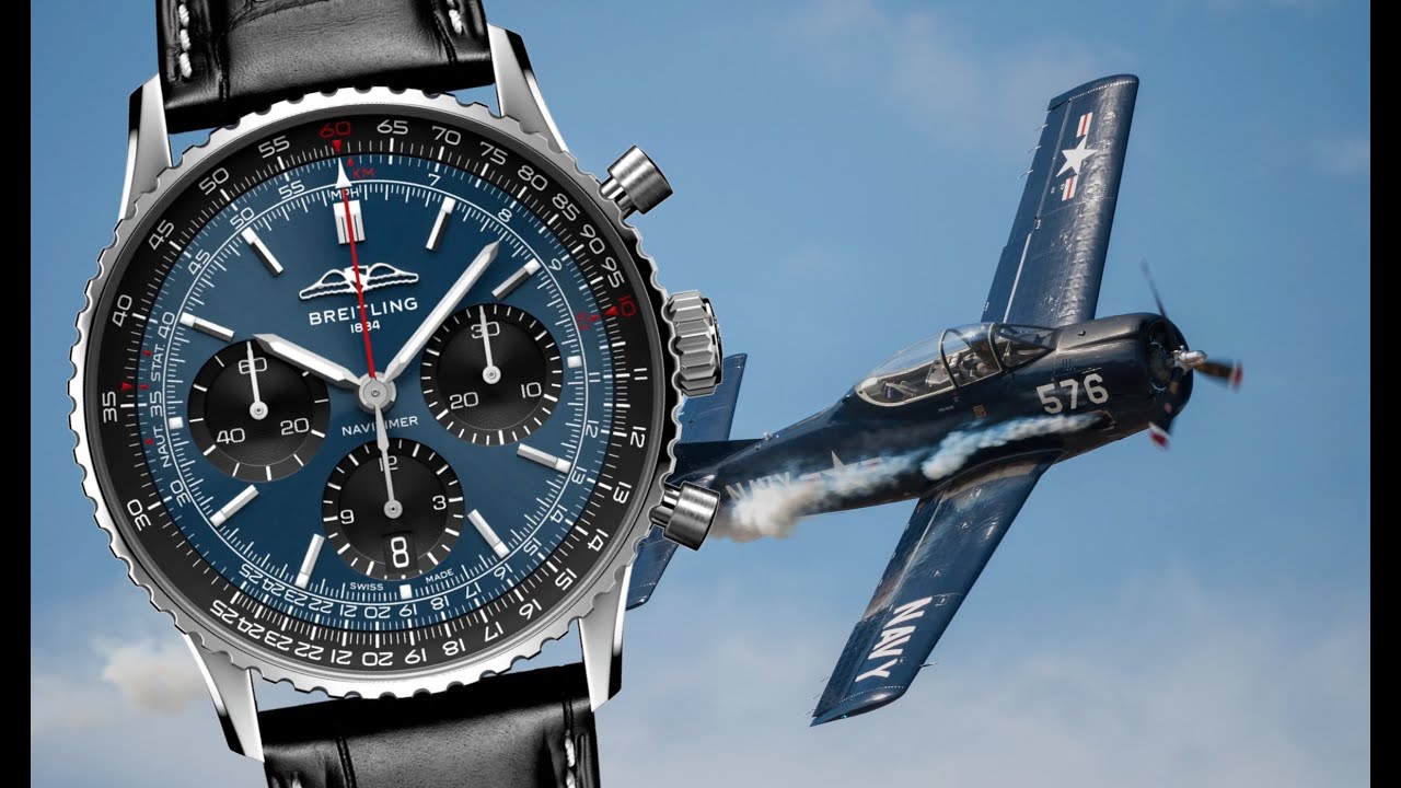 THE NEW NAVITIMER!: Breitling Navitimer B01 Chronograph 41 mm Blue  AB0139241C1P1 - YouTube