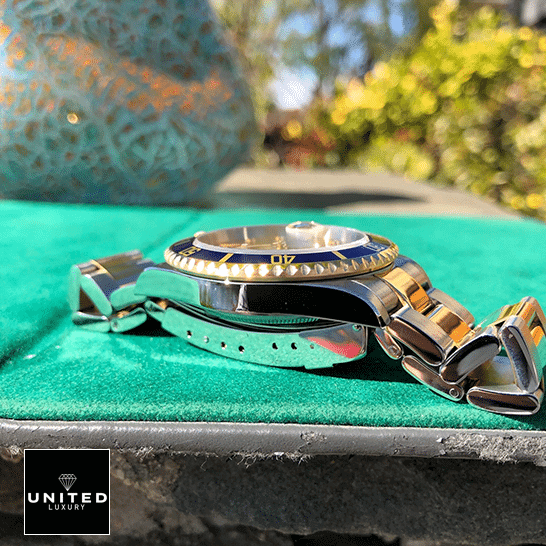 Rolex Submariner 16613 Serti Two Tone Stainless Steel Gold Diamond Replica