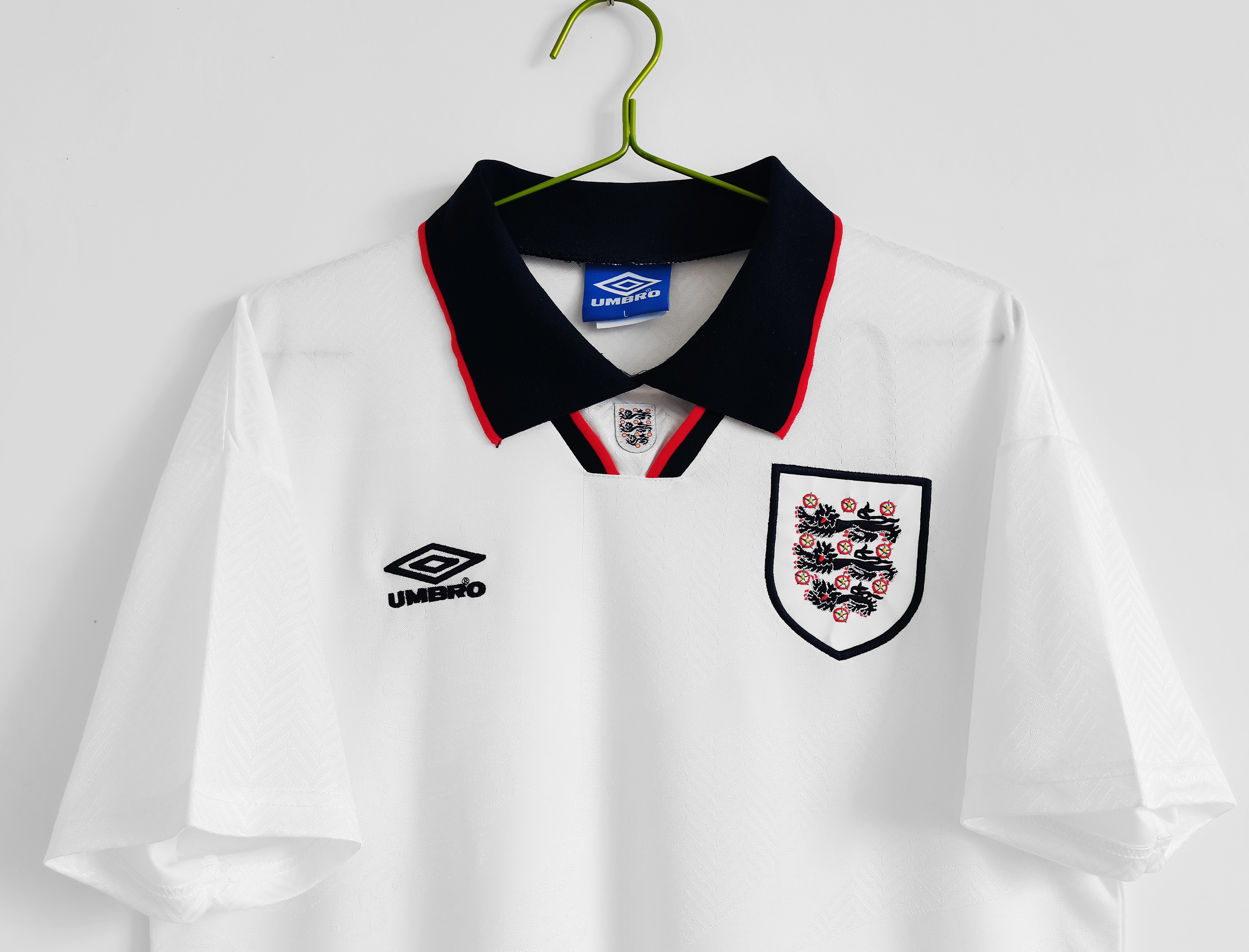 ManixJersey.com | Retro England 1994 Home Stadium Jersey -Customize Name, Number and Patch | Worldwide Shipping