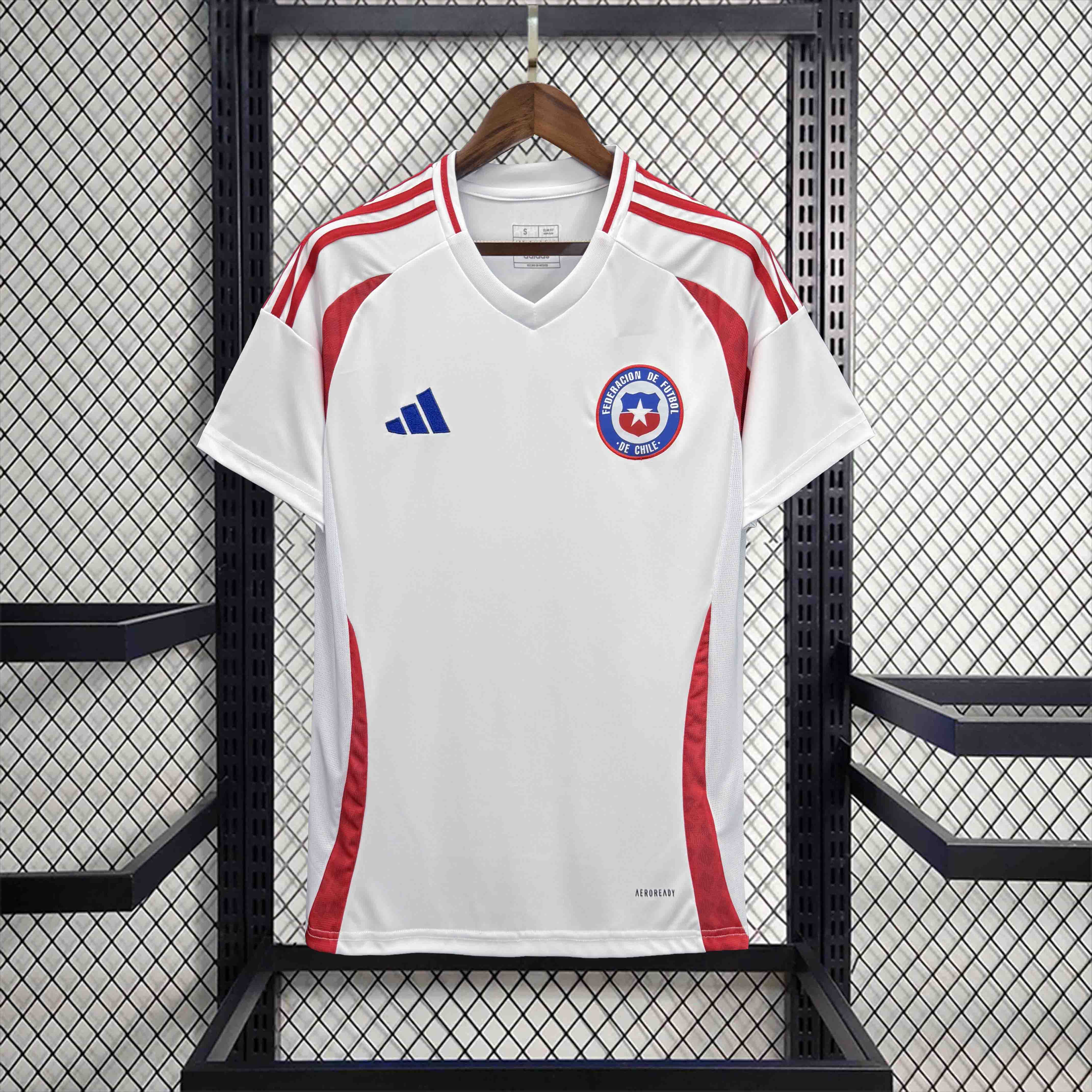 ManixJersey.com | Chile 2024 Away Stadium Jersey - Fans Version -Customize Name, Number and Patch | Worldwide Shipping