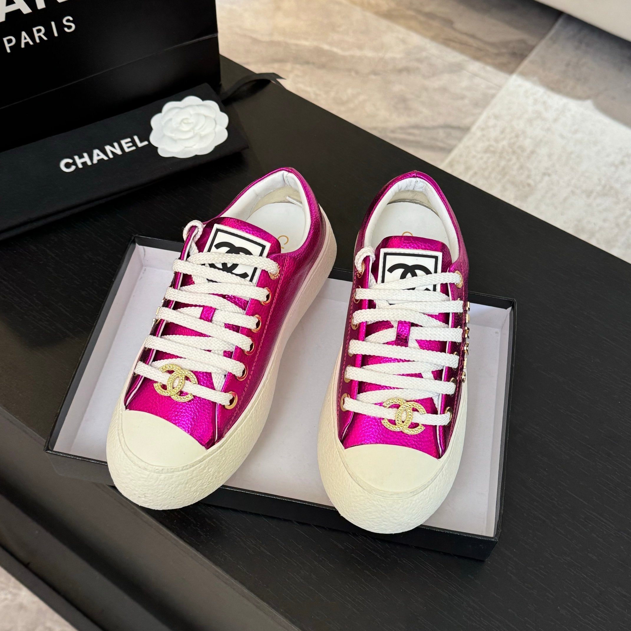 BIG-HEAD COOKIE SHOES IN MAGENTA PURPLE LAMBSKIN、mysite、Cacoeks