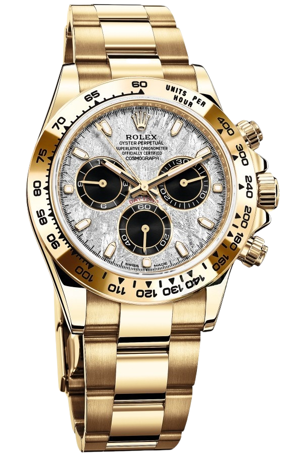 Rolex Daytona Black Dial Super Clone Swiss Replica Watch Yellow Gold Ref M116508-0015 Swiss Movement
