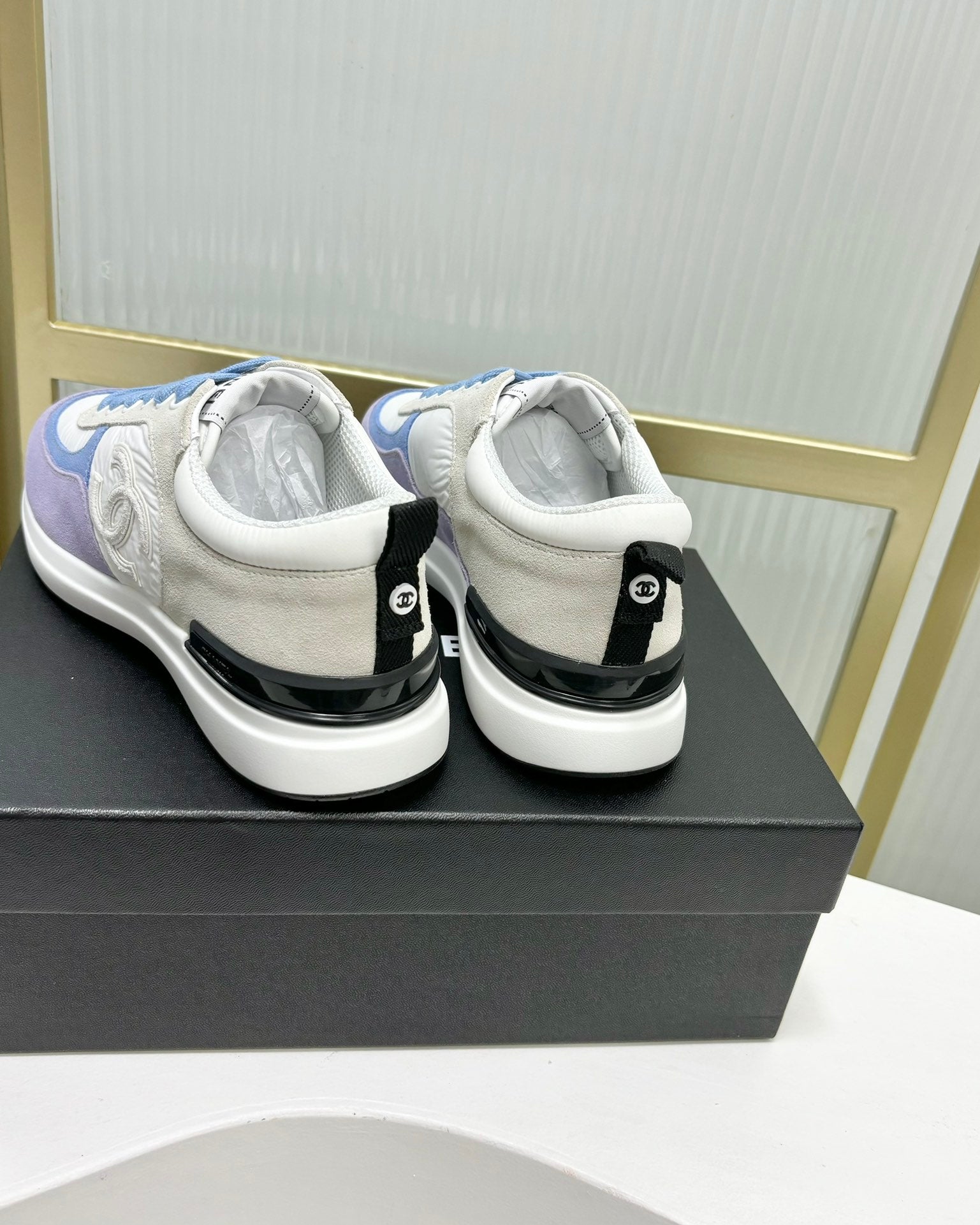 SNEAKER IN AMETHYST PURPLE MIX GREY SUEDE、mysite、Cacoeks