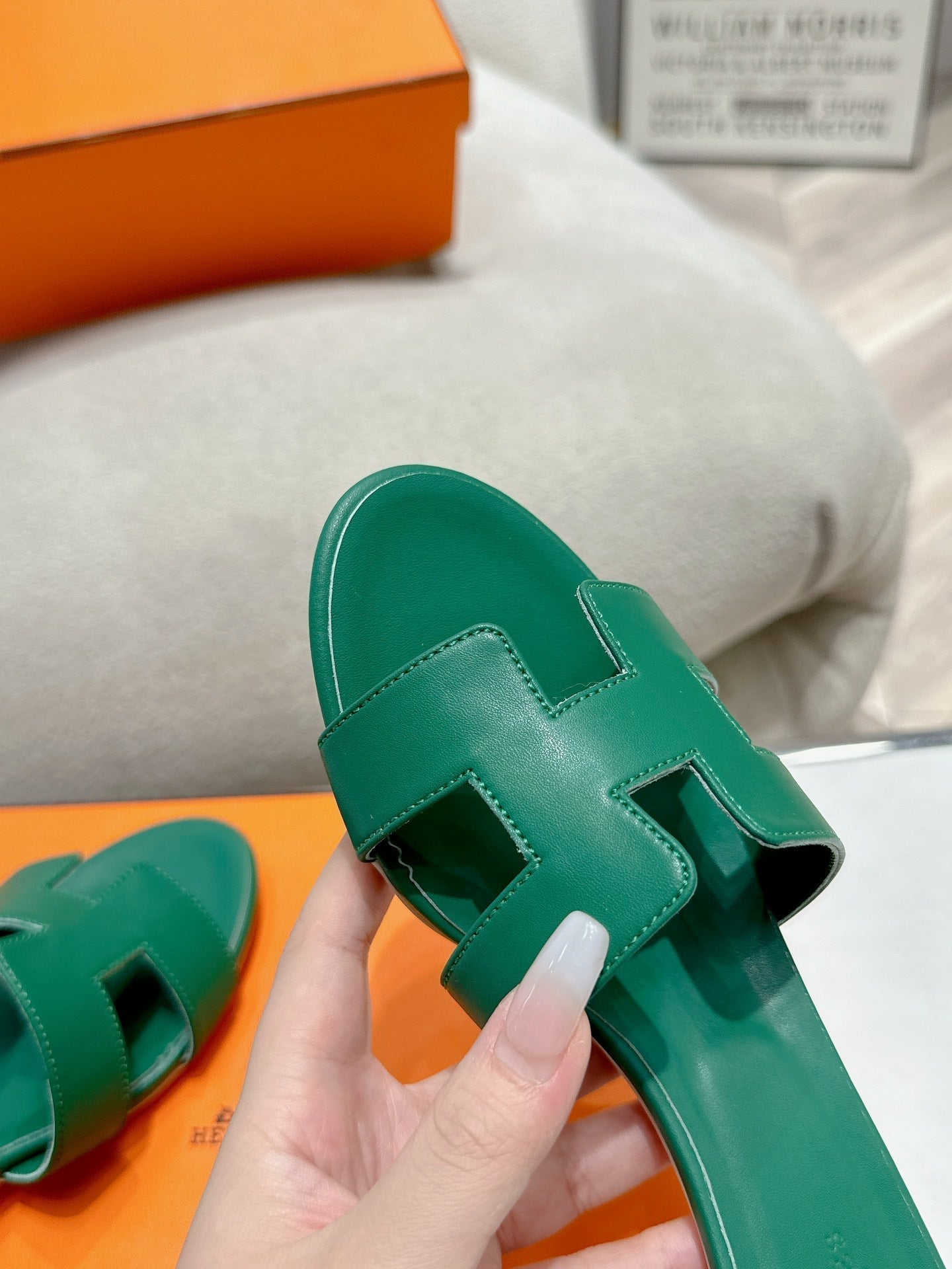 0ASIS SANDAL DARK GREEN CALFSKIN CLASSIC、mysite、Cacoeks