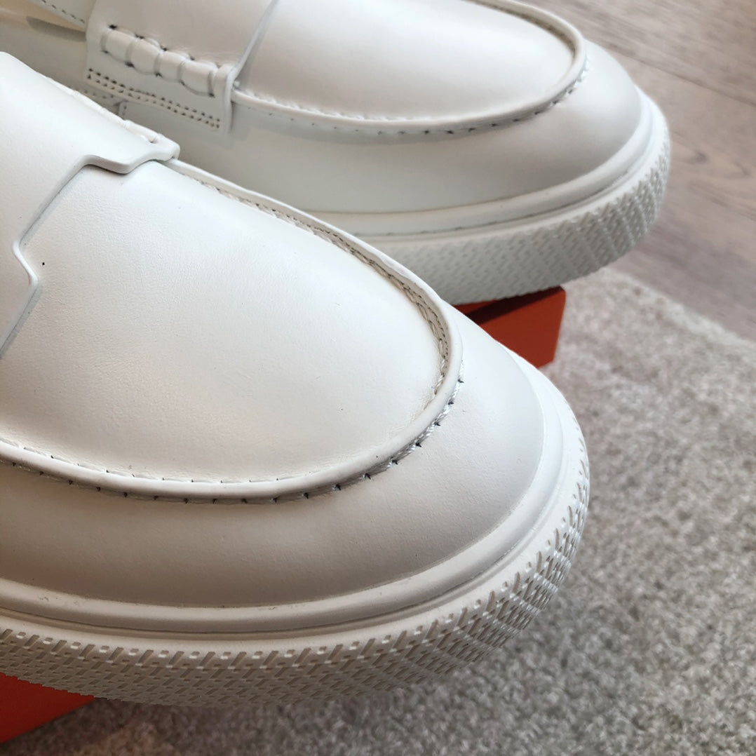 IKE SLIP-ON SNEAKER WHITE CALFSKIN、mysite、Cacoeks