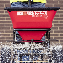 salt spreader walk behind controller handheld spreader for snow drop spreader