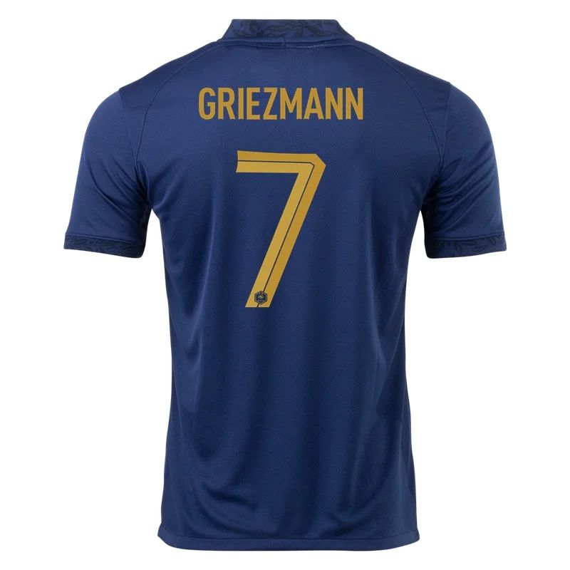 2022 Antoine Griezmann #7 France Home Jersey-mysite Custom Football Kit- Nextkits