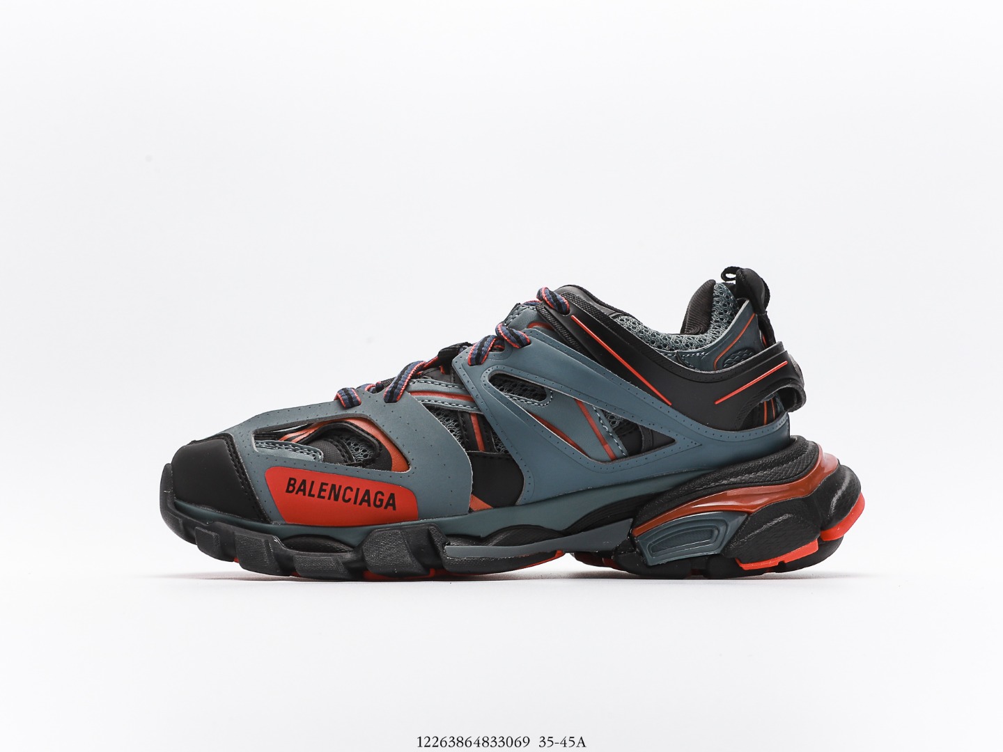 Balenciaga Track Trainer in Dark Grey Orange、mysite、Cacoeks