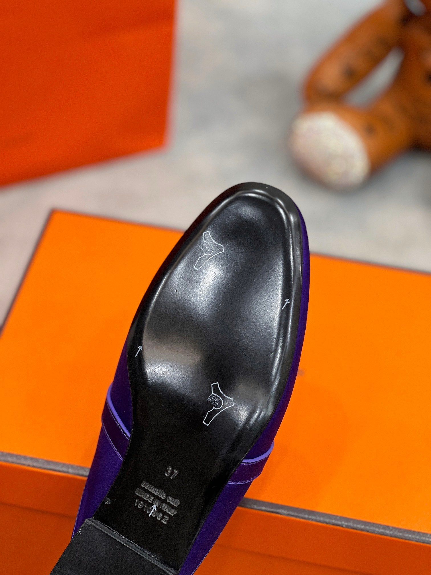 0Z Mule Violet Silk Thick Cloth/Sheepskin、mysite、Cacoeks