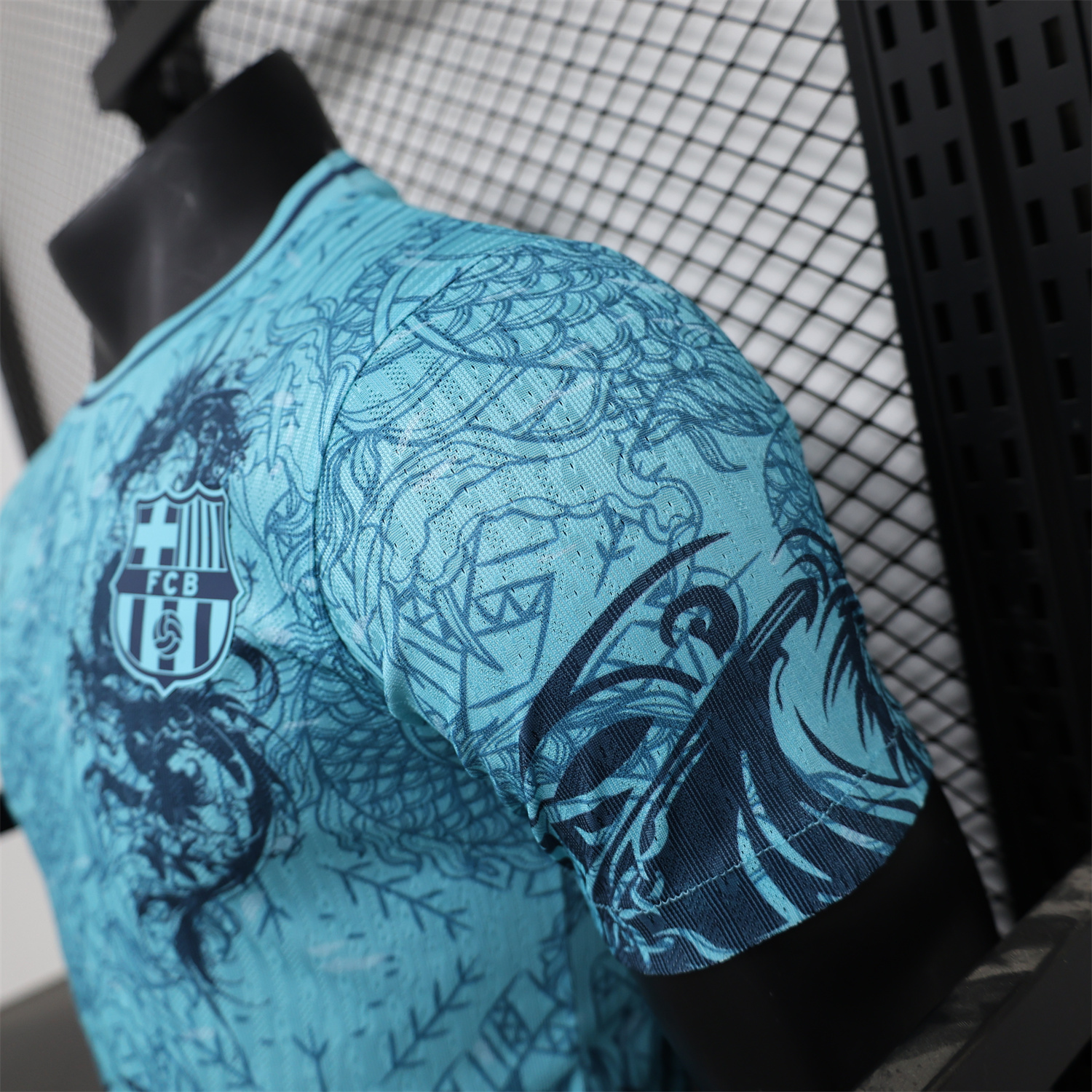 ManixJersey.com | Barcelona 24-25 Blue Dargon Special Edition Jersey - Player Version -Customize Name, Number and Patch | Worldwide Shipping