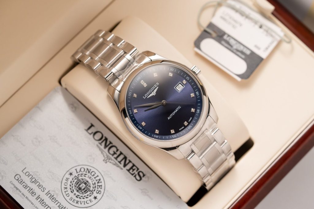 Đồng Hồ Nam Longines Lyre L4.961.4.92.6 Mặt Xanh 40mm (1)
