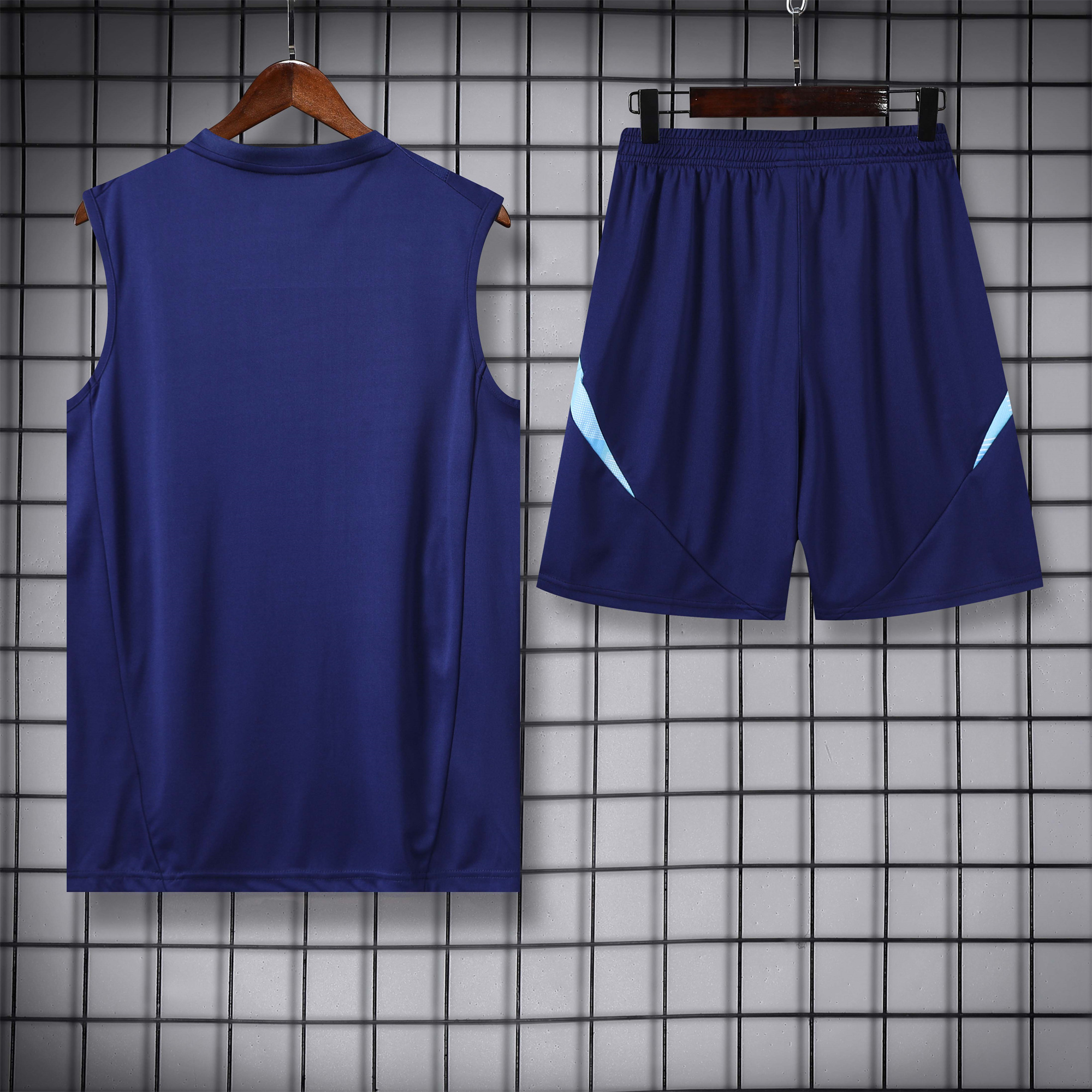 ManixJersey.com | Arsenal 24-25 Vest Training Set - Blue -Customize Name, Number and Patch | Worldwide Shipping