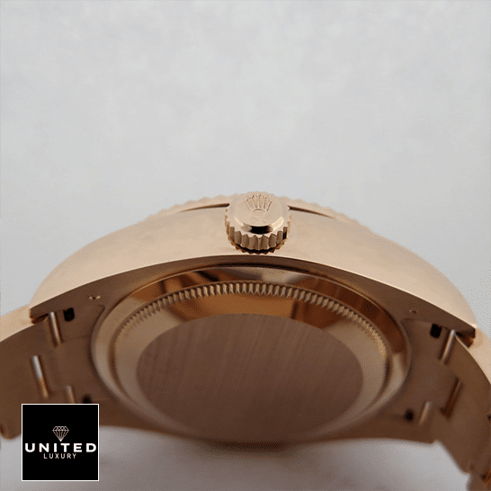 Rolex 326935 Replica 6 Rolex Sky-Dweller Rose Gold Case 326935-0005 Crown Pusher Replica