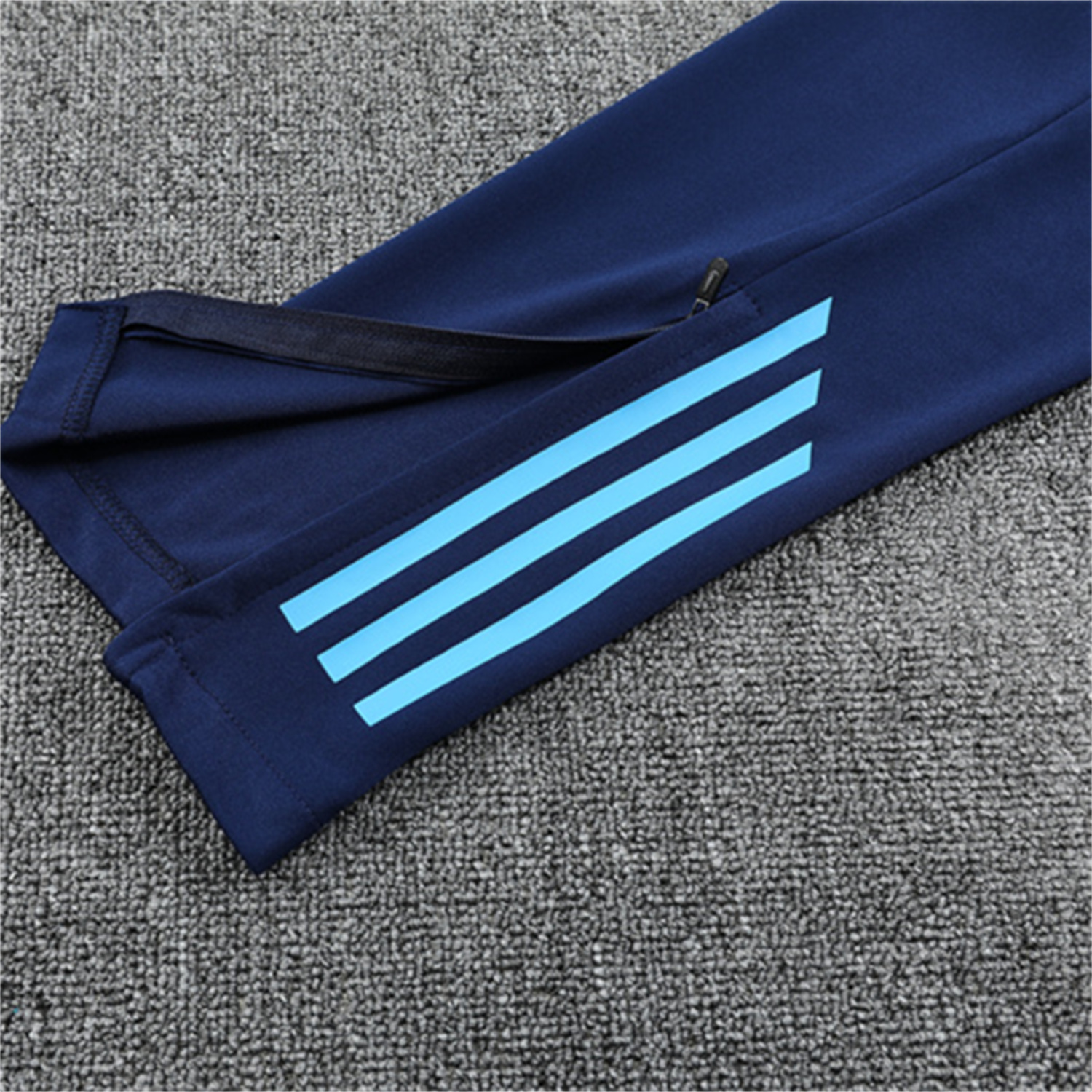 UltraTrikot-Real Madrid 25-26 Long Sleeves Training Set - Blue-Gray Camouflage Top & Blue Pants