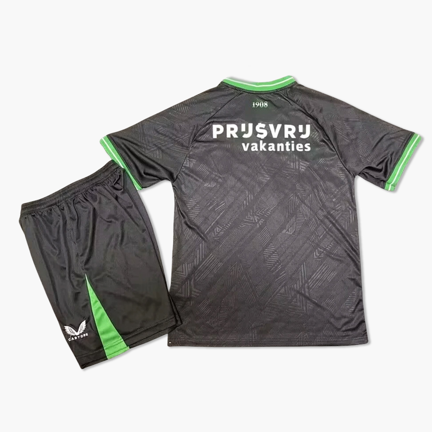 Higojerseys-Feyenoord 24-25 Away Kids Kit