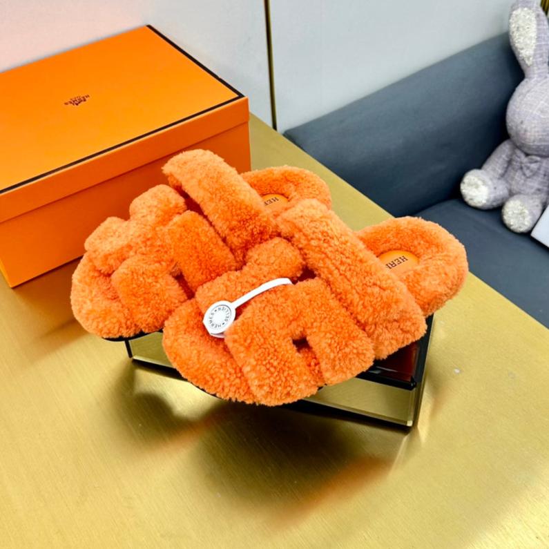 CHYPRE SANDAL IN SPANISH ORANGE SHEARLING、mysite、Cacoeks