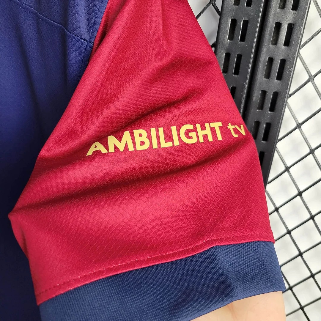JerseysGala.com | Barcelona X Coldplay 24-25 Home Co-Branded Kids Kit -Customize Name, Number and Patch | Worldwide Shipping