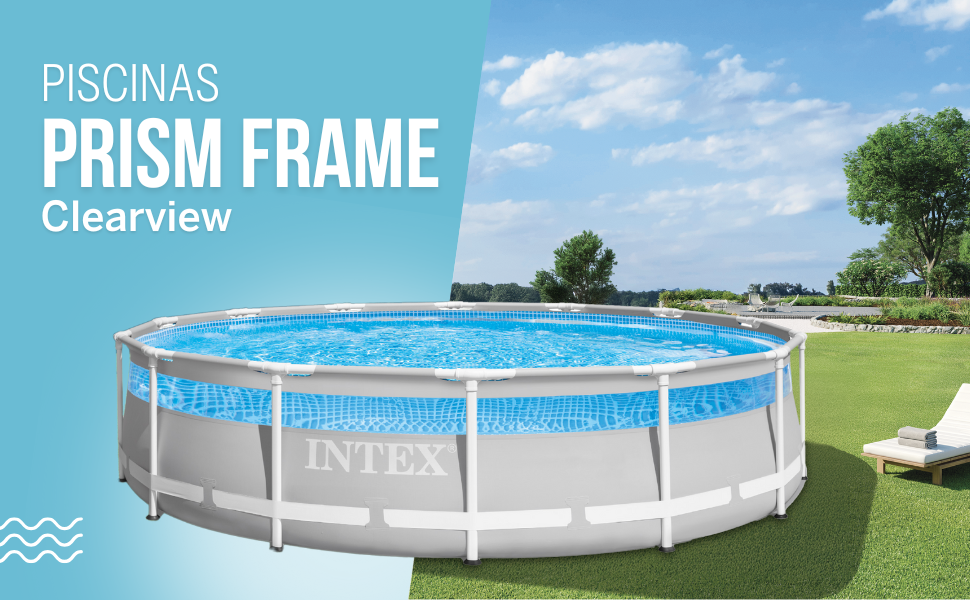 Removable pool, large removable pool, Intex pool, circular tubular pool