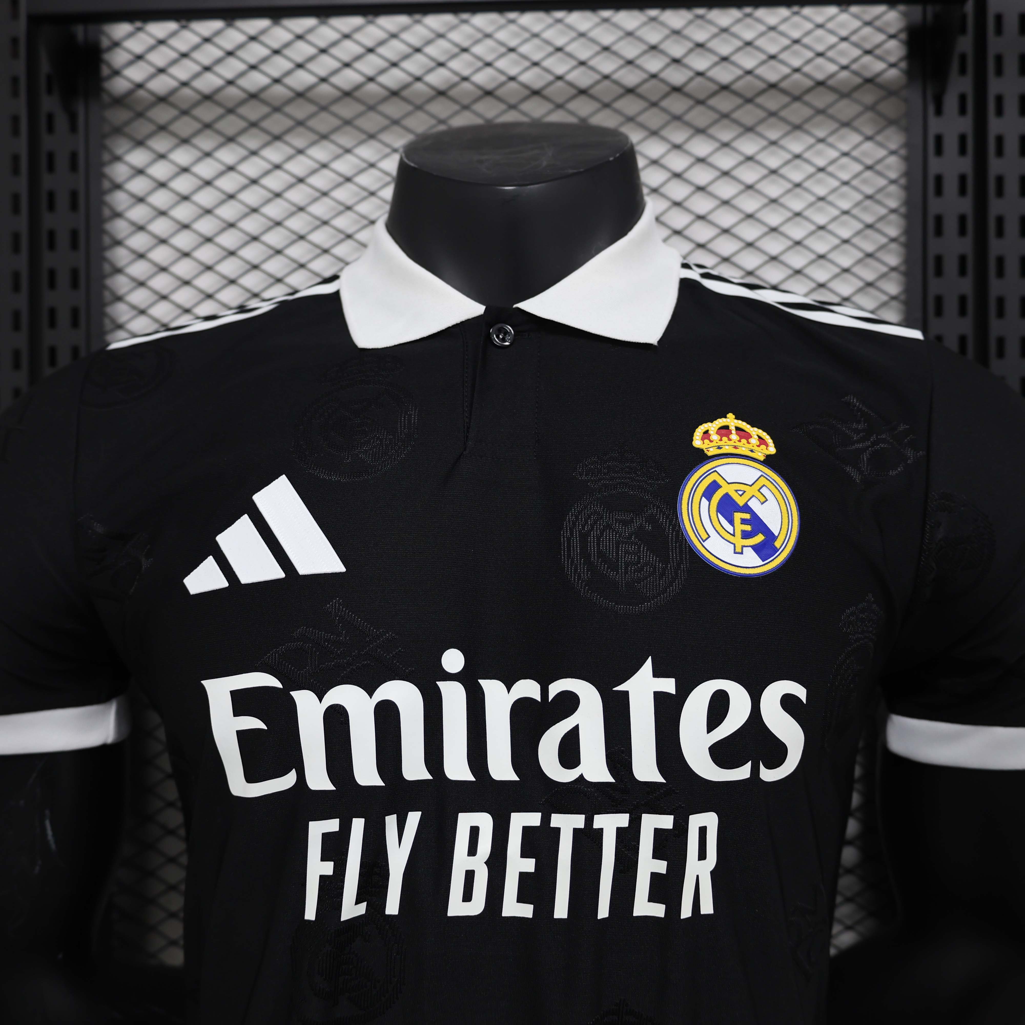 2024/2025 Player Version Real Madrid Special Edition Black Football Shirt 1:1 Thai Quality:football jersey mysite: unitedjerseyfootball 邓江浪:football