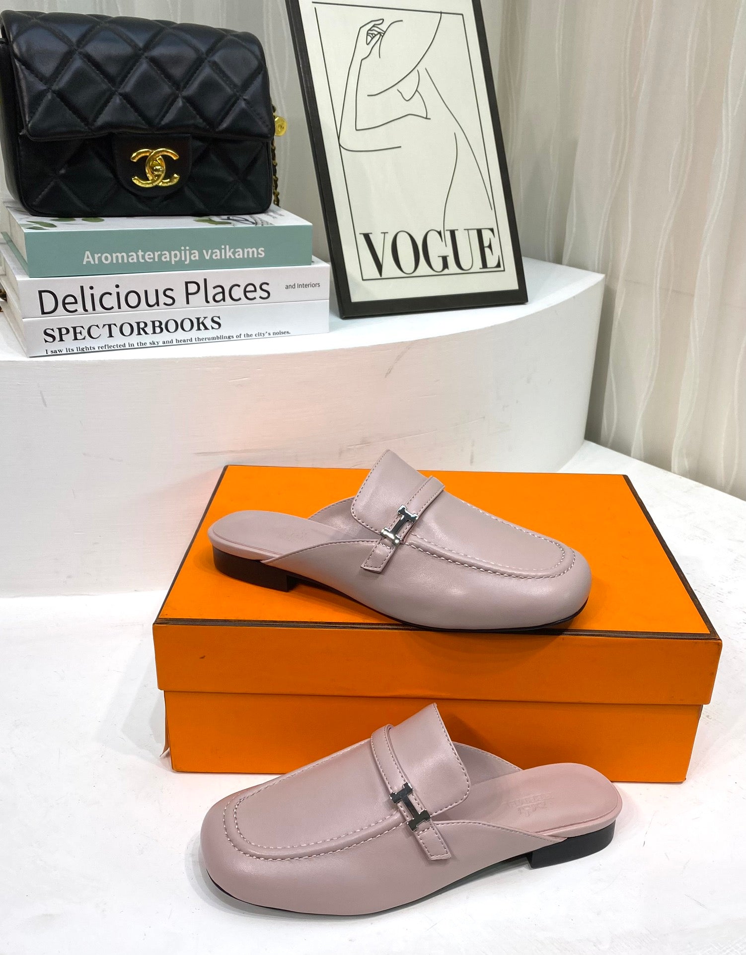 IENA MULE CREPE CALFSKIN、mysite、Cacoeks